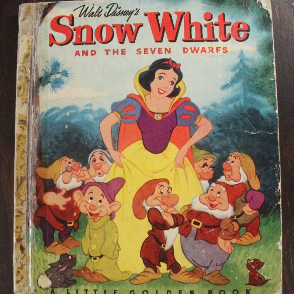 Vintage A Little Golden Book: Snow White and The Seven Dwarfs